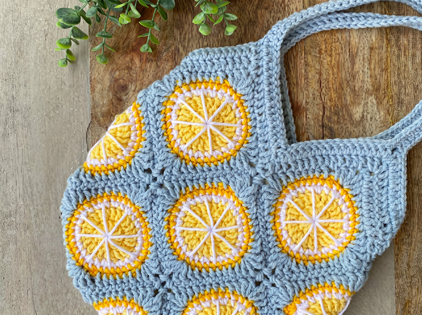 Citrus Tote Bag Crochet Pattern: Step-by-Step Lemon PDF