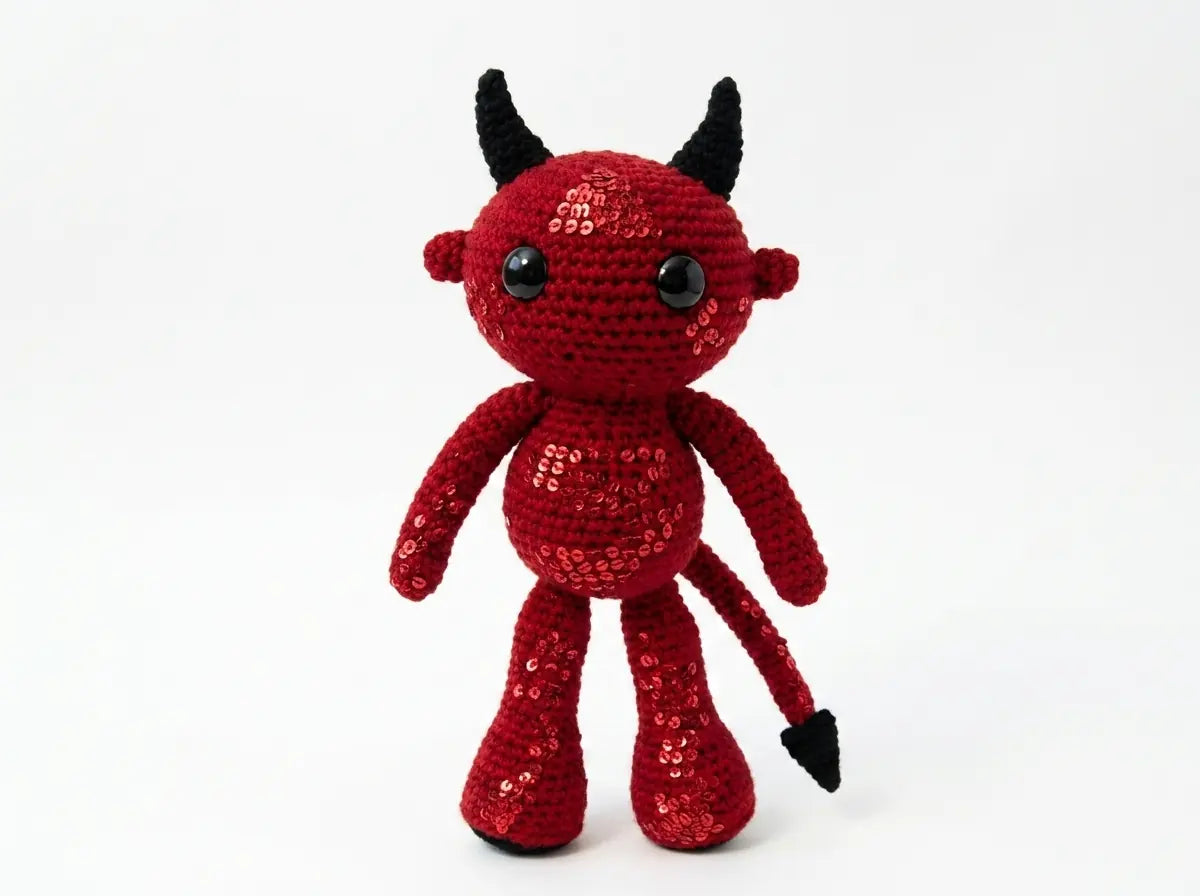 Cute Crochet Devil Amigurumi Pattern: Step-by-Step PDF Guide