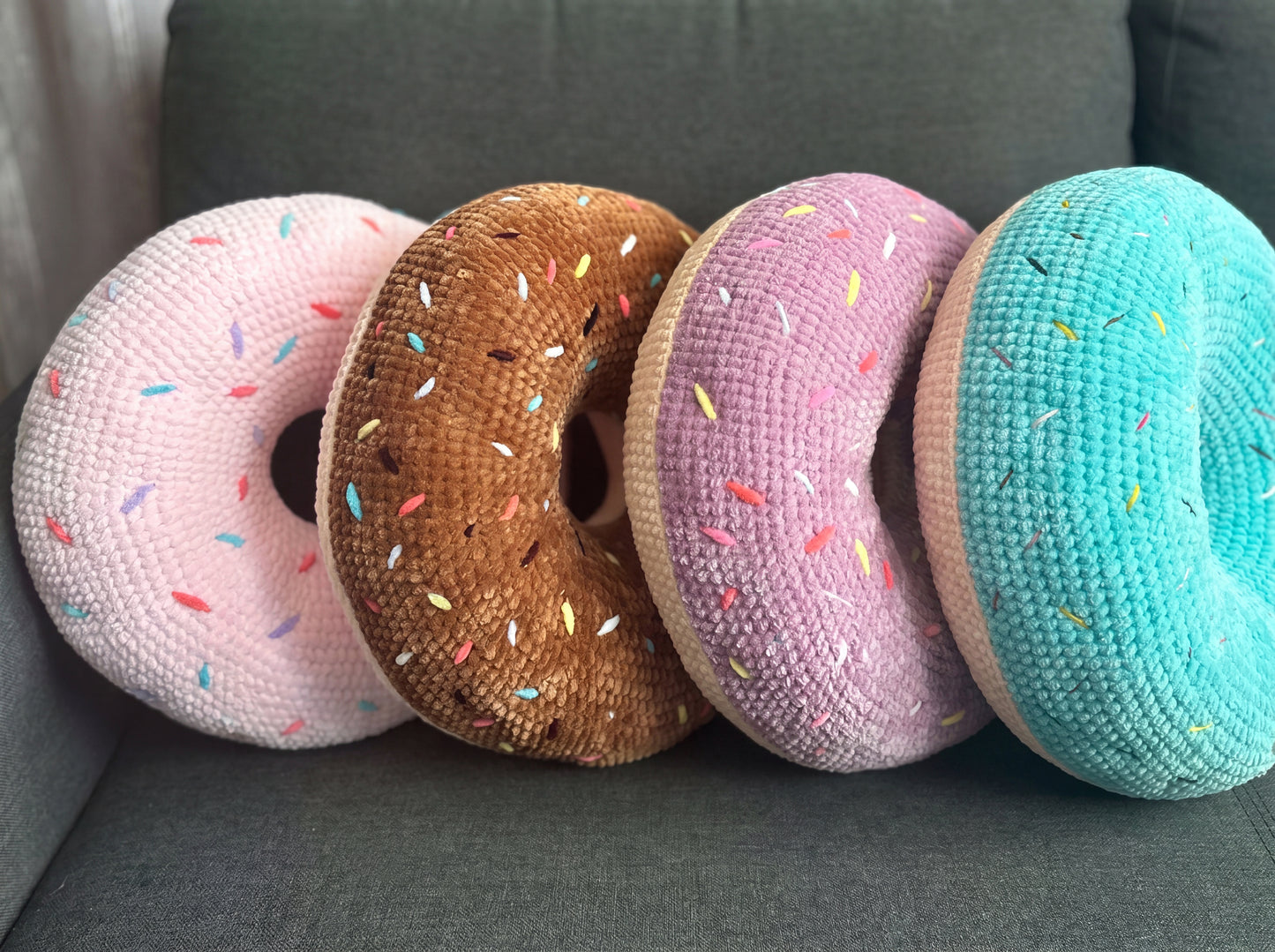 Donut Pillow Crochet Pattern: Step-by-Step Plush PDF