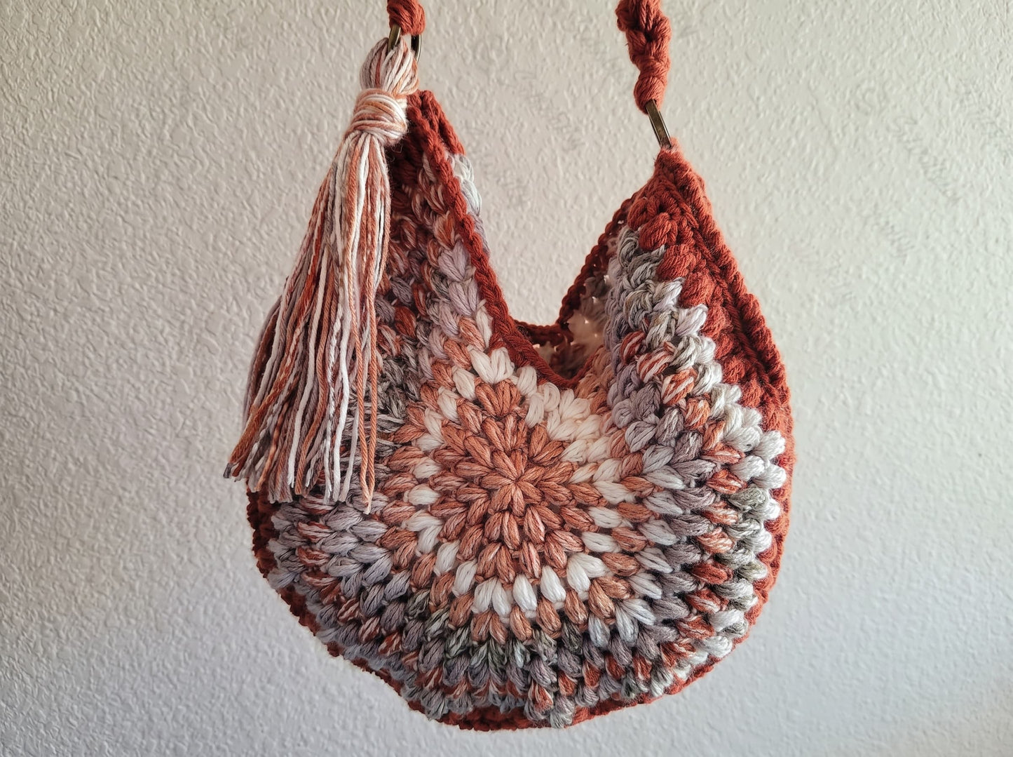 Rustic Moon Bag Crochet Pattern: Step-by-Step Crescent Tote PDF