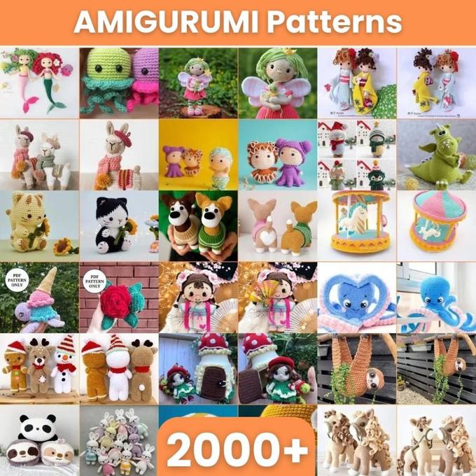 Ultimate Amigurumi Collection β 2000+ Crochet PDF Patterns Bundle