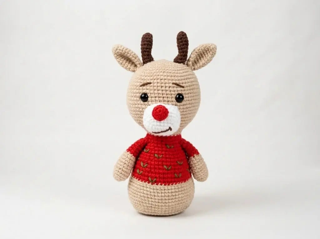 Trio Deer Crochet Pattern: Holiday Amigurumi PDF
