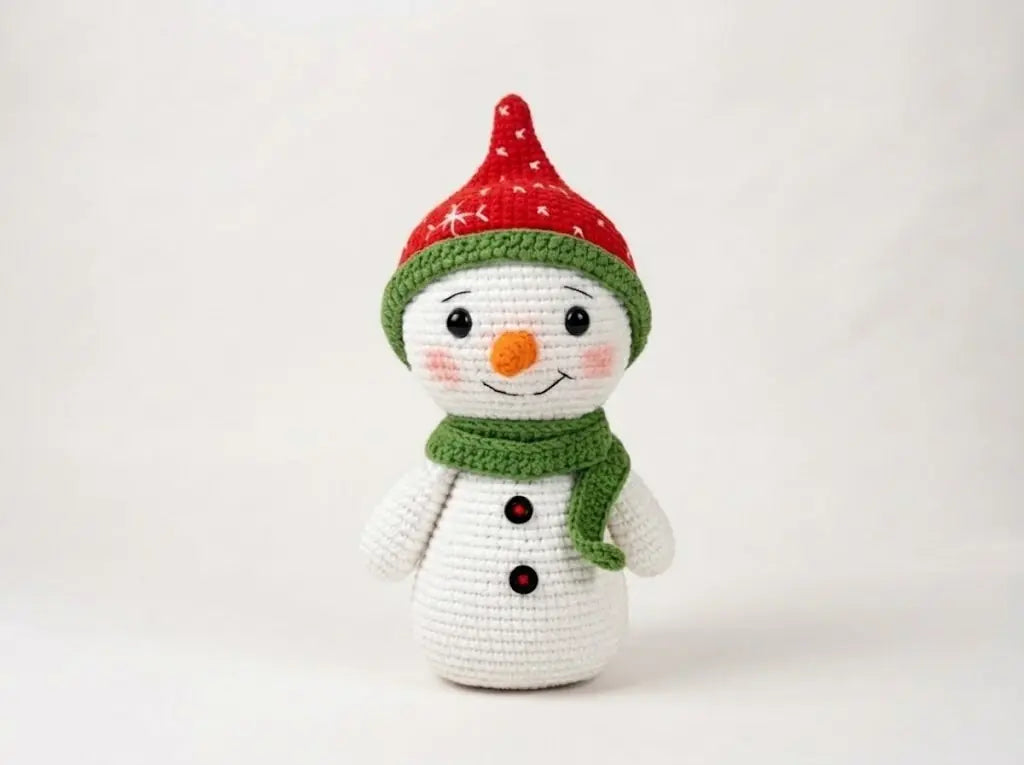 Trio Snowman Crochet Pattern: Step-by-Step Amigurumi PDF