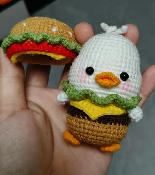 The Burger Duck Amigurumi Free pattern