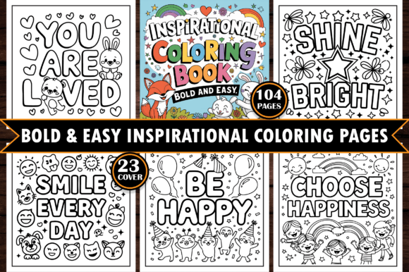 104 Inspirational Word Coloring Pages