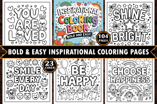 104 Inspirational Word Coloring Pages