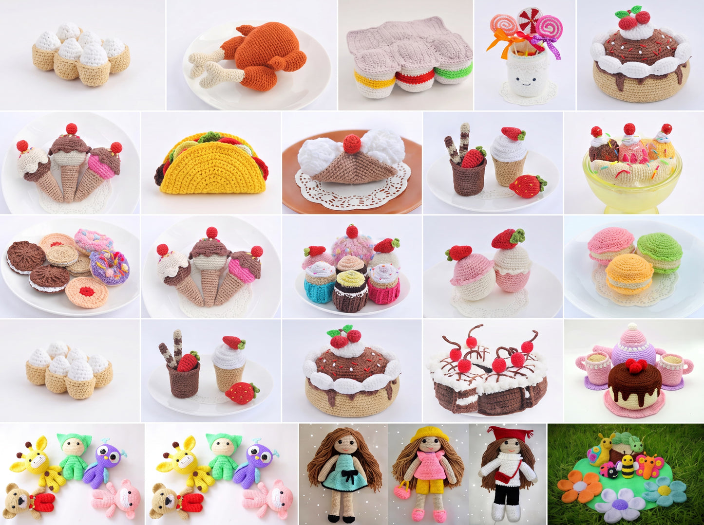 110 Amigurumi Crochet Pattern: Ultimate Step-by-Step PDF Bundle