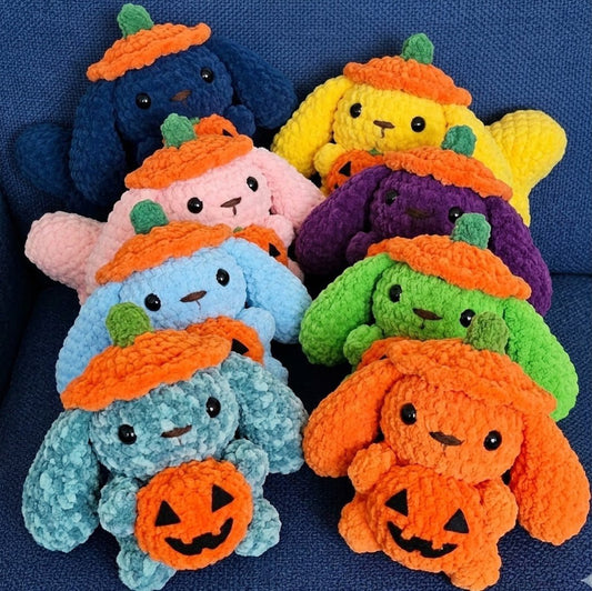 Crochet Bunny Pumpkin Pattern: Step-by-Step Amigurumi PDF