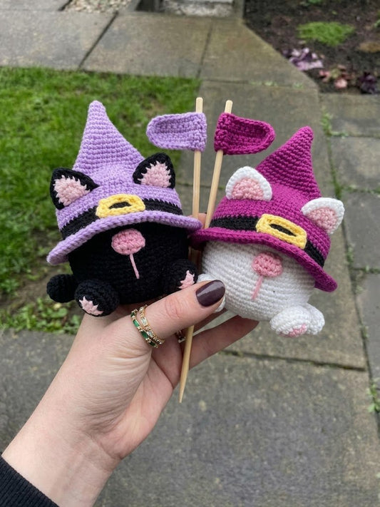 Gnome Halloween Cats Crochet Pattern: Step-by-Step PDF Guide