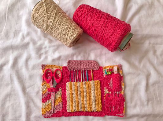 Crochet Hook Case Crochet Pattern: Step-by-Step Organizer PDF