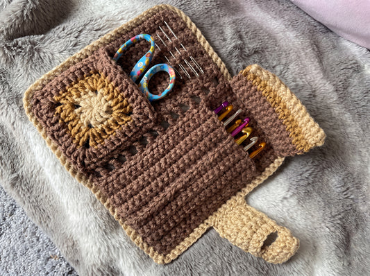 Crochet Hook Case Crochet Pattern: Step-by-Step Wallet PDF