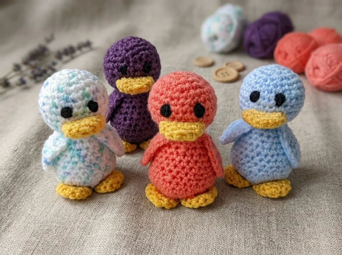 Dave the Duck Crochet Pattern: Step-by-Step Amigurumi PDF