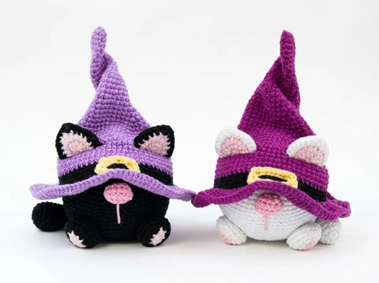 Gnome Halloween Cats Crochet Pattern: Step-by-Step PDF Guide