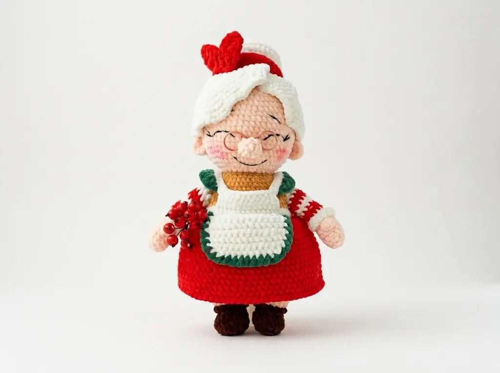 Granny Claus Crochet Pattern: Mrs Claus Amigurumi PDF