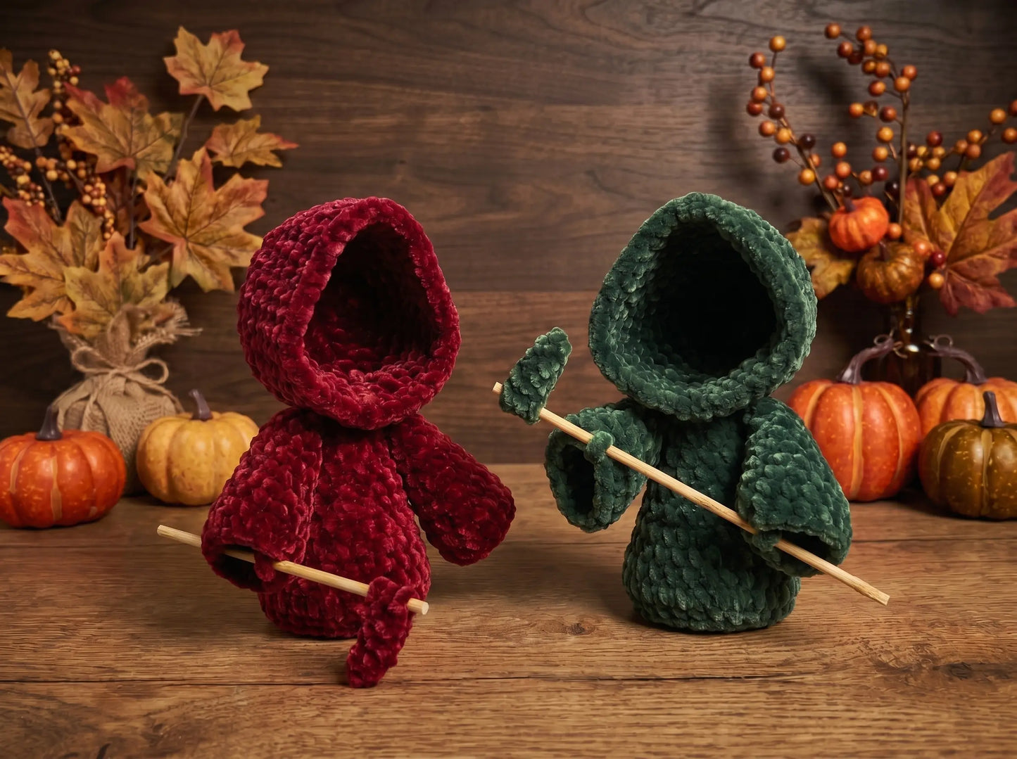 Grim Reaper Crochet Pattern | No-Sew Halloween Amigurumi