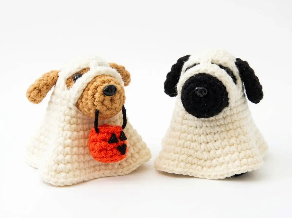 Halloween Puppy Amigurumi Pattern: Step-by-Step Crochet PDF