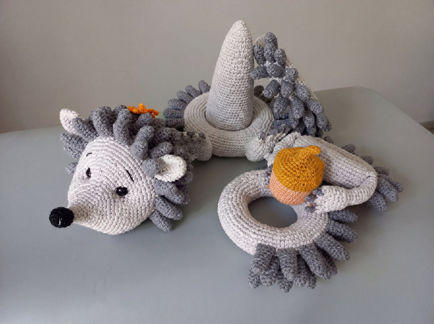 Hedgehog Crochet Pattern: Step-by-Step Stacking Toy PDF