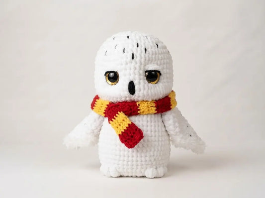 Hedwig The Owl Crochet Pattern: Plush Amigurumi PDF