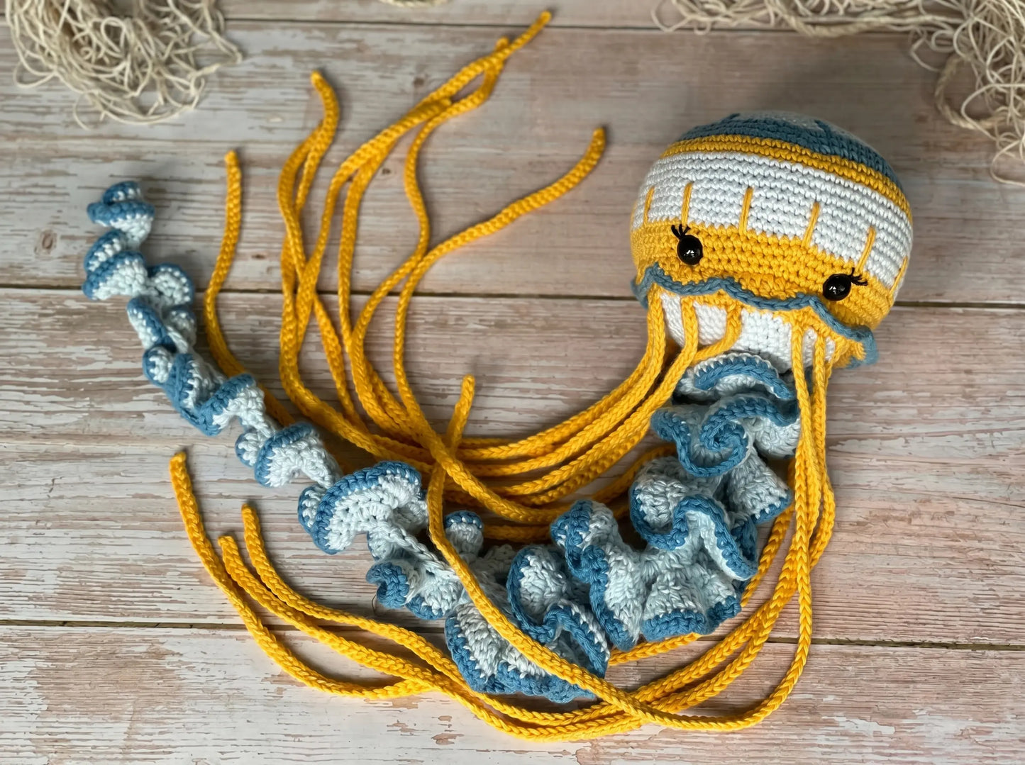 Jag the Jellyfish Crochet Pattern: Step-by-Step Amigurumi PDF