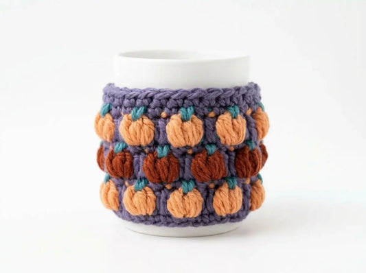 Pumpkin Cup Cozy Crochet Pattern: Step-by-Step PDF Guide