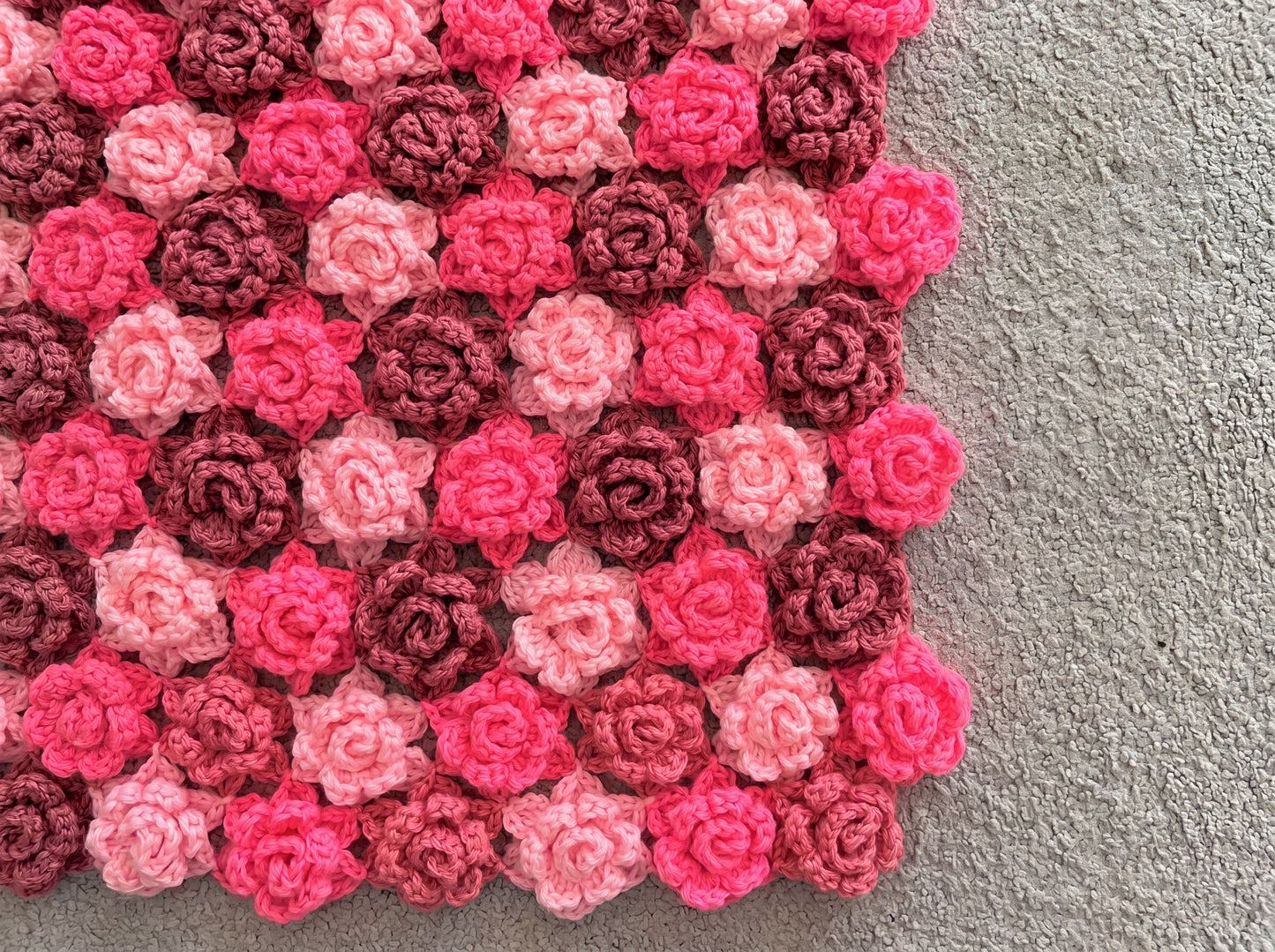 Rose Baby Blanket Crochet Pattern: Step-by-Step Floral PDF