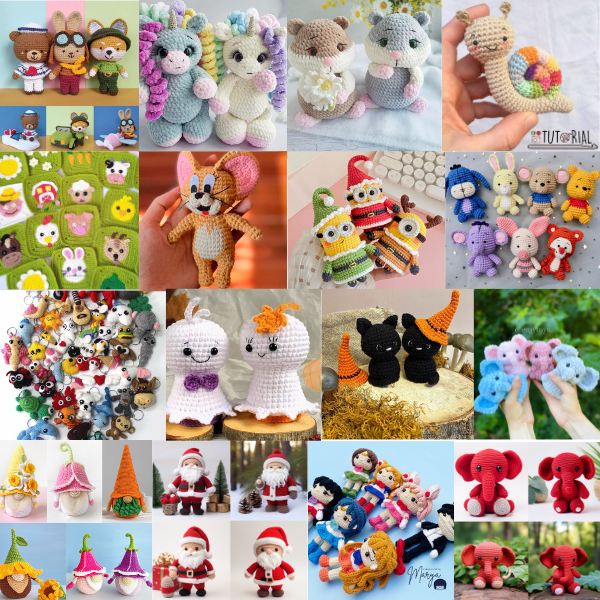 500 Amigurumi Crochet Exclusive Patterns Bundle