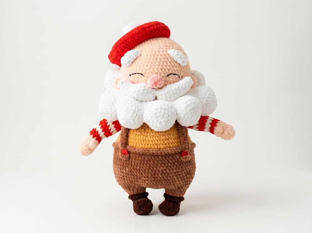 Santa Claus Crochet Pattern: Step-by-Step Amigurumi PDF