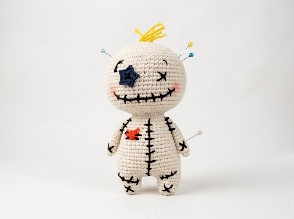 Voodoo Doll Crochet Pattern: Step-by-Step Amigurumi PDF