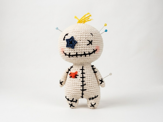 Voodoo Doll Crochet Pattern: Step-by-Step Amigurumi PDF