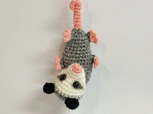 Waffles the Hanging Opossum Crochet Pattern: Step-by-Step PDF