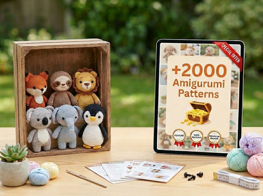 2000+ Amigurumi PDF Crochet Patterns  Mega Bundle - HeyCrafters Digital Download