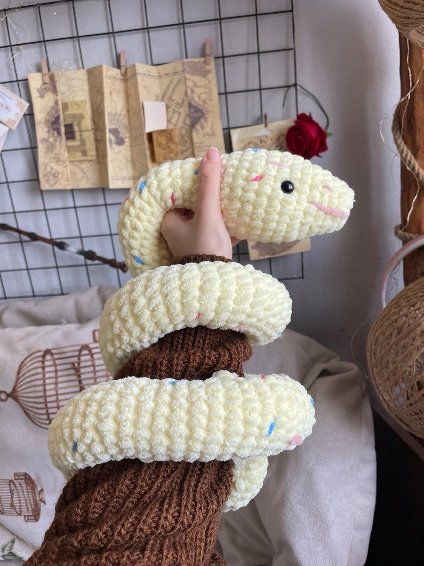 Cute Crochet Snake Pattern 🐍