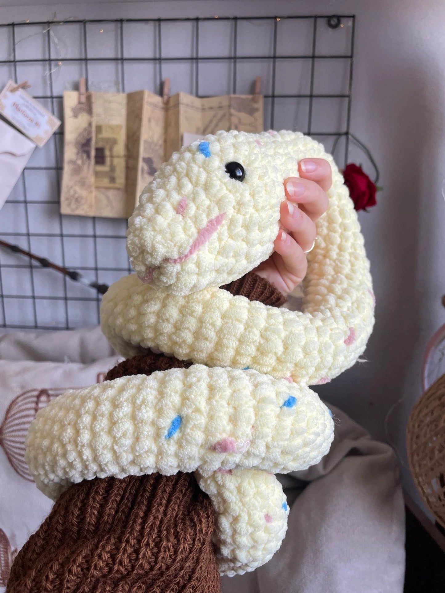 Cute Crochet Snake Pattern 🐍