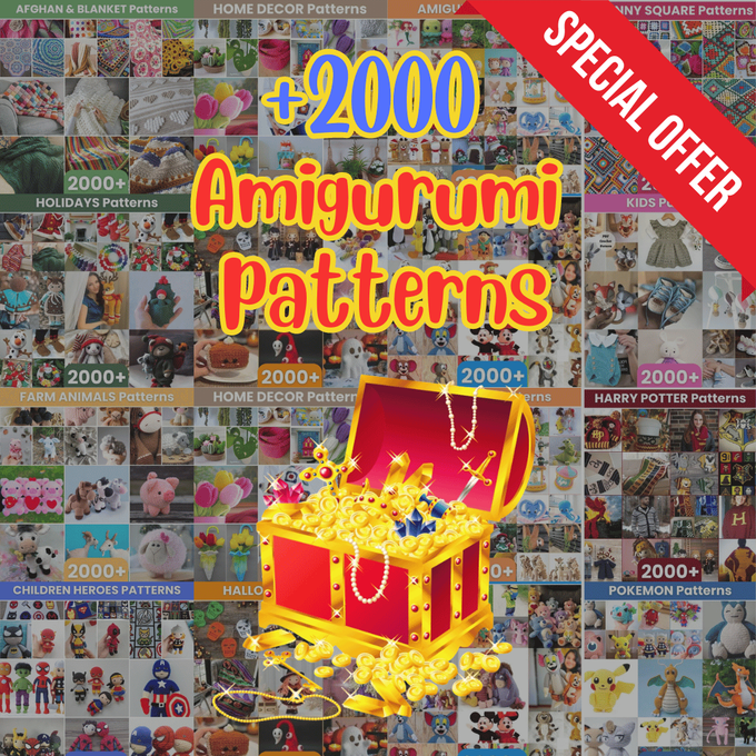2000+ Crochet Patterns  Instant Download for Every Project! 🧶 - HeyCrafters Digital Download